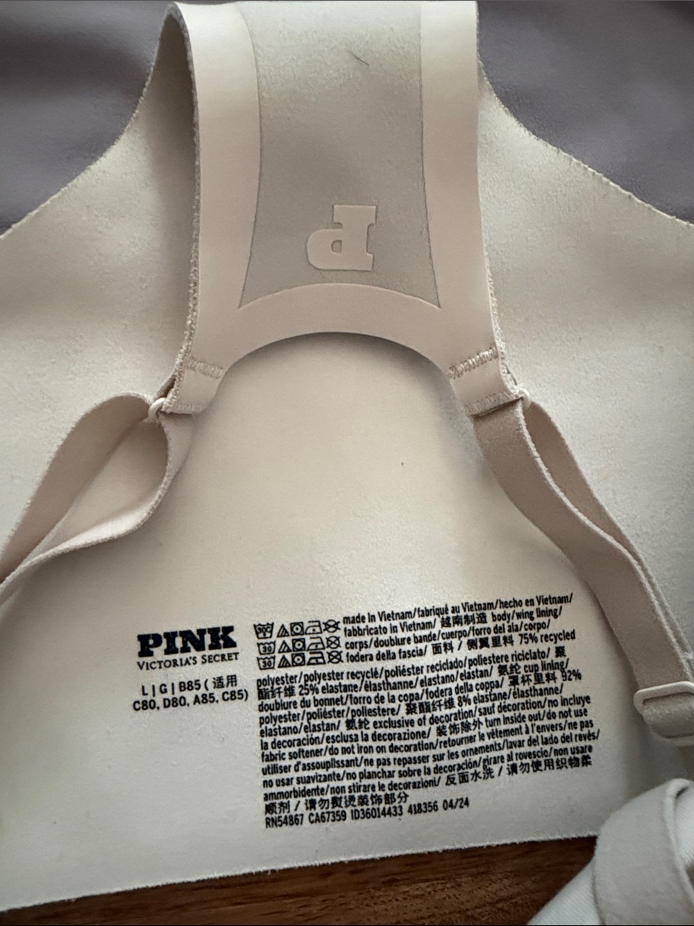 Victoria’s Secret PINK Long Lined Cropped Bra - Bundle of 5 - Picture 2 of 6